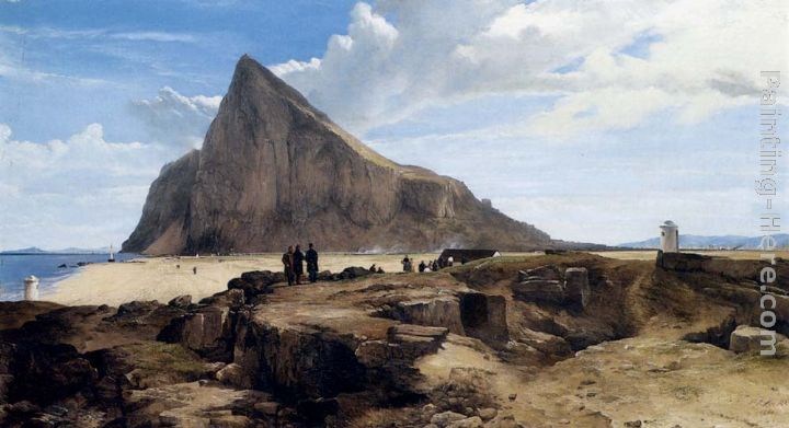 Frederick Richard Lee R.A The Rock Of Gibraltar